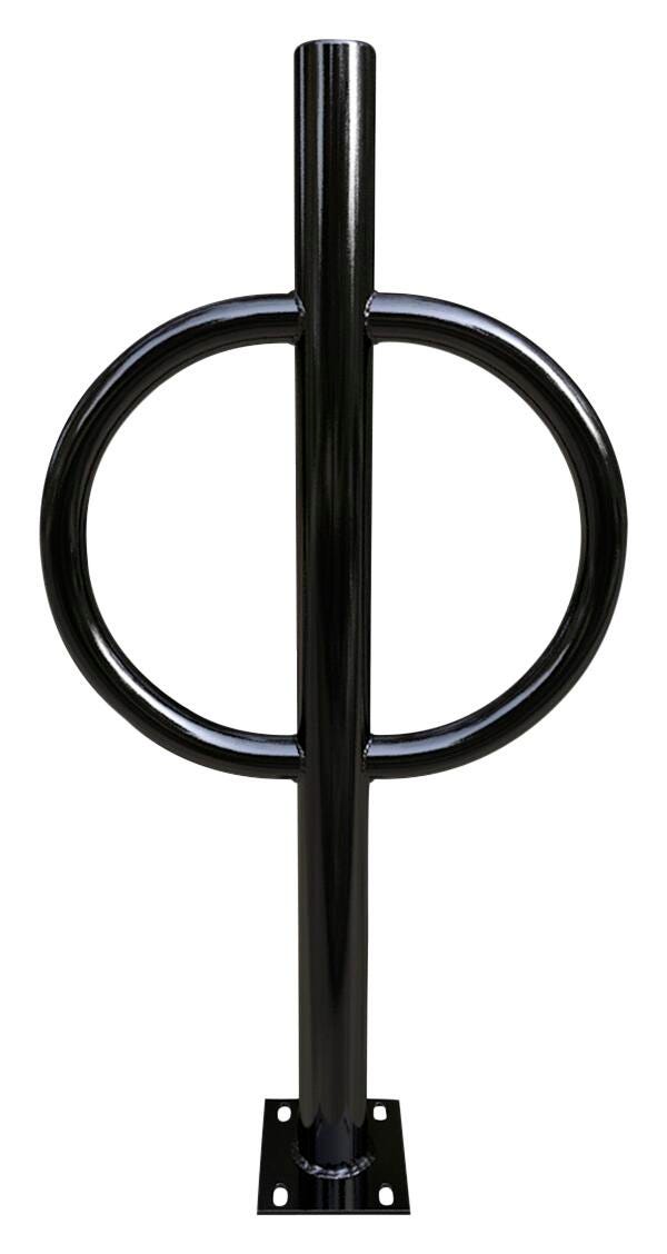 BIKE RACK - ULTRAPLAY ACTION RING AND POST BIKE RACK - POWDER COAT