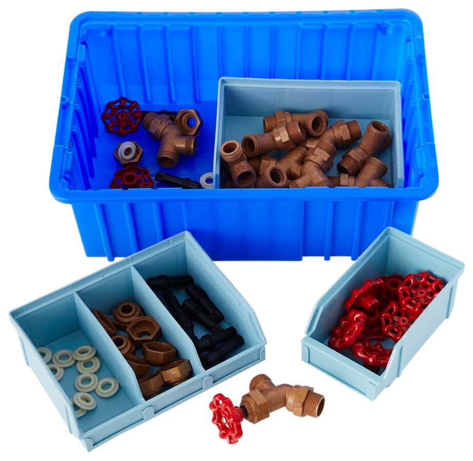 ABILITATIONS LIFE SKILLS FINE MOTOR KIT - HARDWARE FAUCET ASSEMBLY KIT