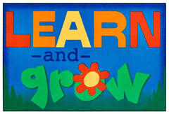 CARPETS FOR KIDS - KIDSVALUE LEARN AND GROW VALUE RUG - 4 FT X 6 FT RECTANGLE