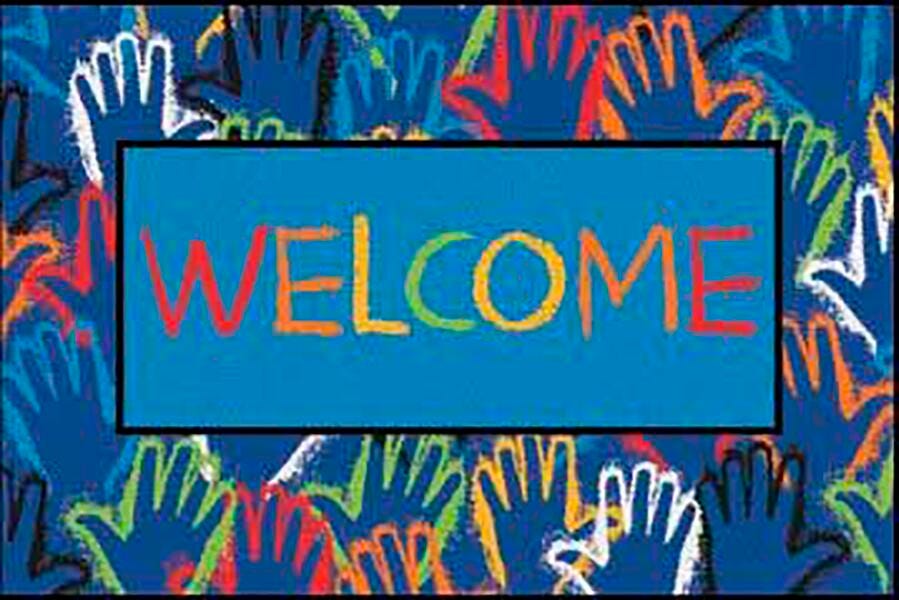 CARPETS FOR KIDS - KIDSVALUE HANDS TOGETHER - 3 FT X 4 FT 6 IN RECTANGLE