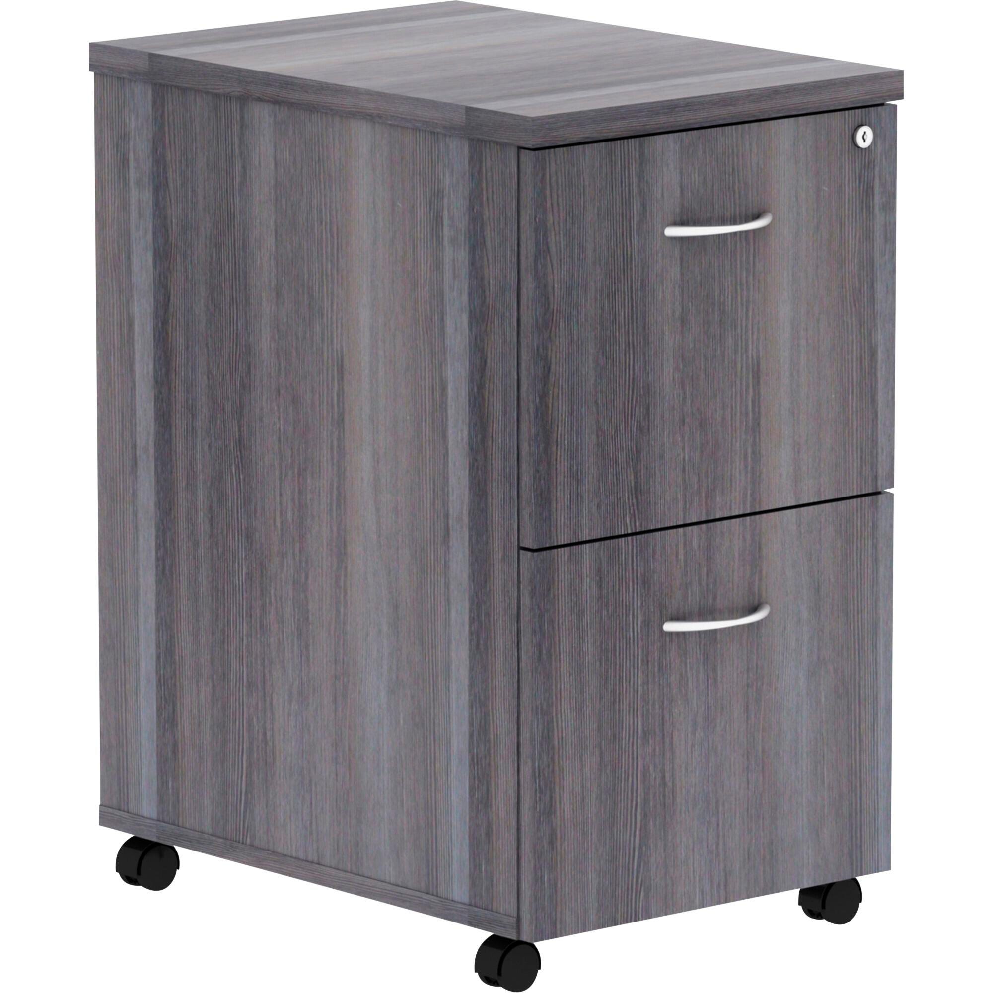 CLASSROOM SELECT - PEDESTAL FILE/FILE MOBILE WEATHERED CHARCOAL