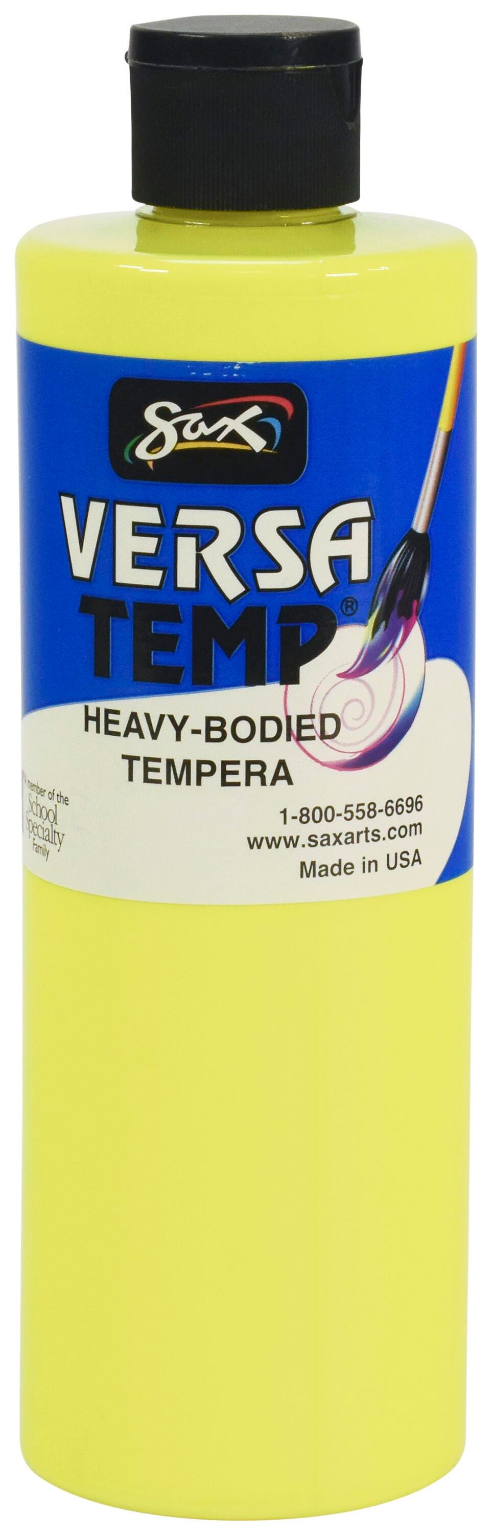 PAINT TEMPERA HB SAX VERSATEMP FLUORESCENT YELLOW PINT
