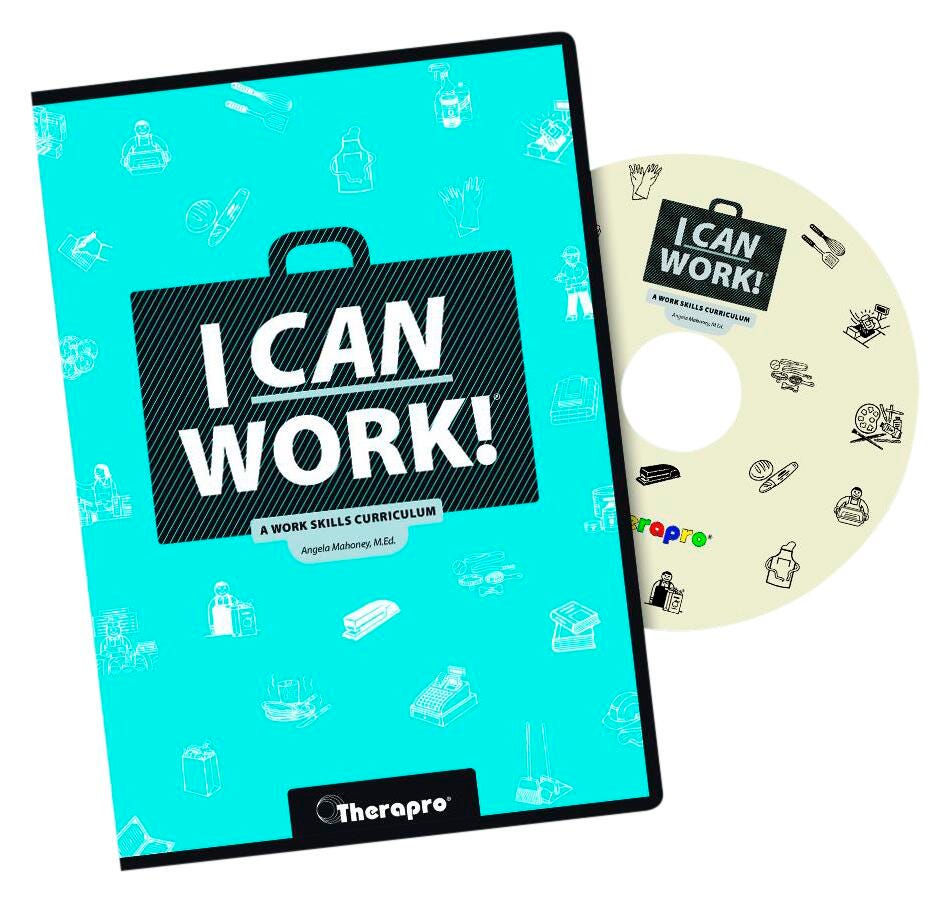 I CAN WORK - CD WITH BOOKLET AND FIVE 2-SIDED REFERENCE CARDS