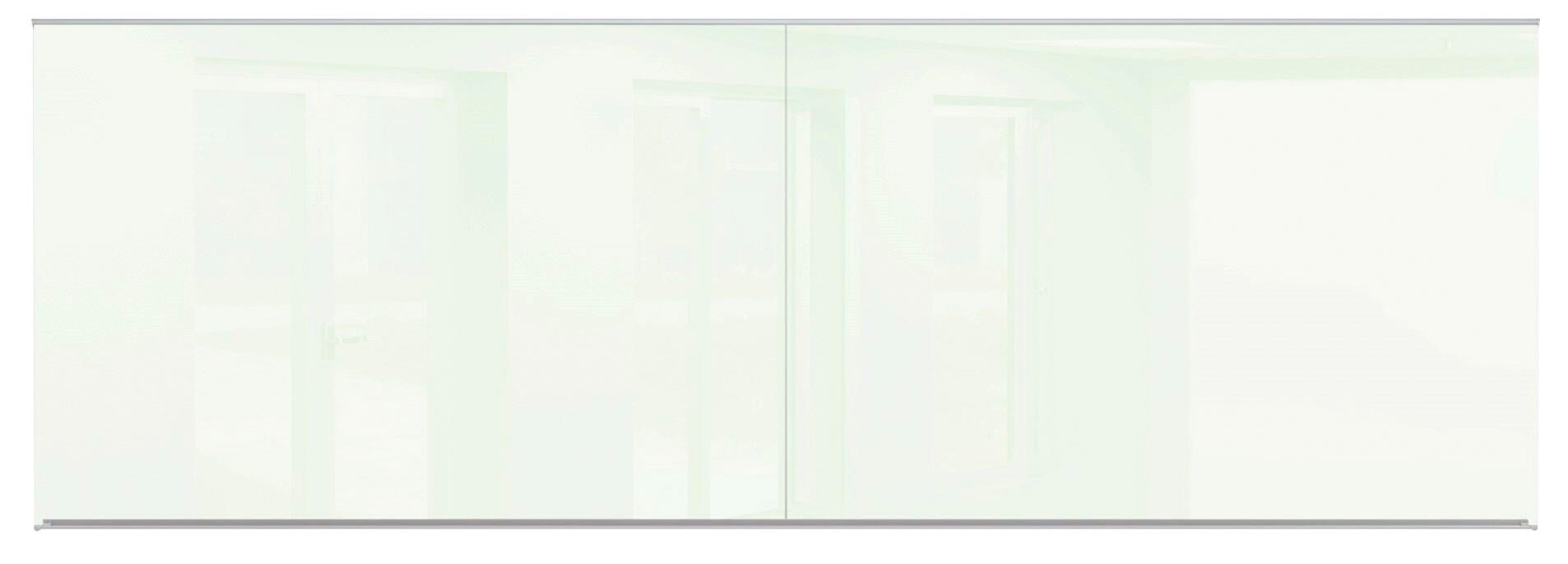 MOORECO GLASS WALL BOARD - FLUENT GLASS WALL OFFICE SERIES - 4X12 - GLOSS WHITE