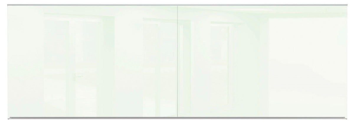 MOORECO GLASS WALL BOARD - FLUENT GLASS WALL OFFICE SERIES - 4X12 - GLOSS WHITE