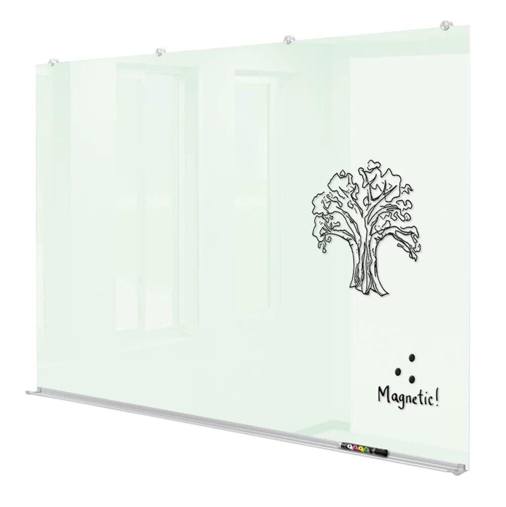 MOORECO GLASS WALL BOARD - RAPPORT GLASS WALL - 4X8 - GLOSS WHITE