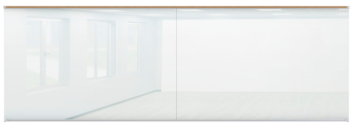 MOORECO GLASS WALL BOARD - LISO GLASS WALL - 4X12 - GLOSS WHITE
