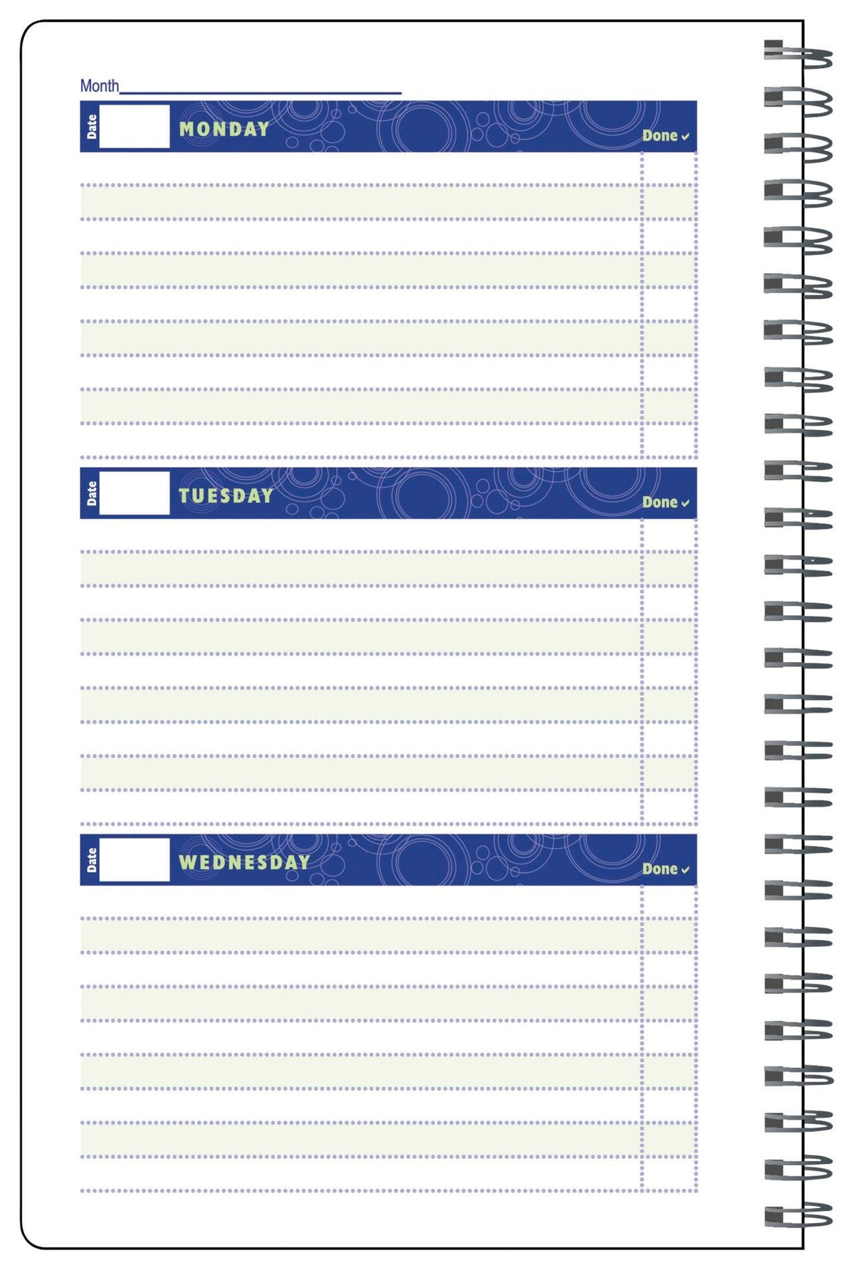 PLANNER HAMMOND STEPHENS UNDATED WEEKLY STUDENT PLANNER 5X8