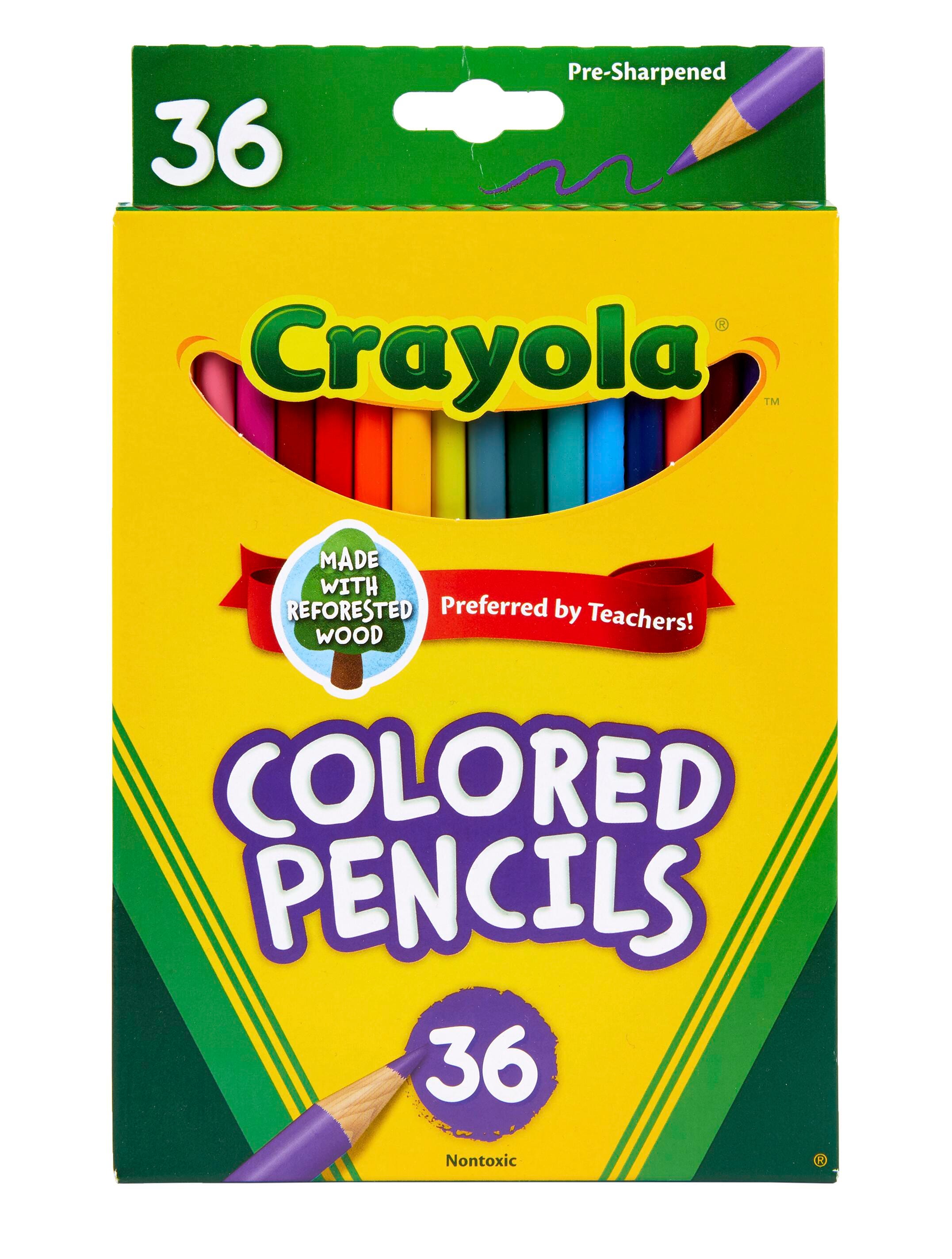 PENCILS COLORED CRAYOLA ASST COLORS SET OF 36