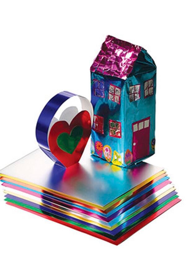 PAPER METALLIC FOIL 20X26 IN ASSORTED COLORS PK OF 26