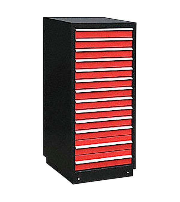 STATIONARY MODULAR DRAWER CABINET - 13 DRAWERS