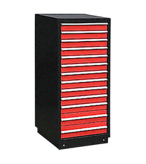 STATIONARY MODULAR DRAWER CABINET - 13 DRAWERS
