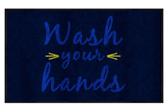 FLOOR MAT - M AND A MATTING WASH YOUR HANDS MAT 3X5 FT