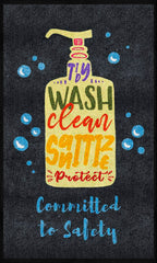 FLOOR MAT - M AND A MATTING COMMITTED TO SAFETY MAT 3X5 FT