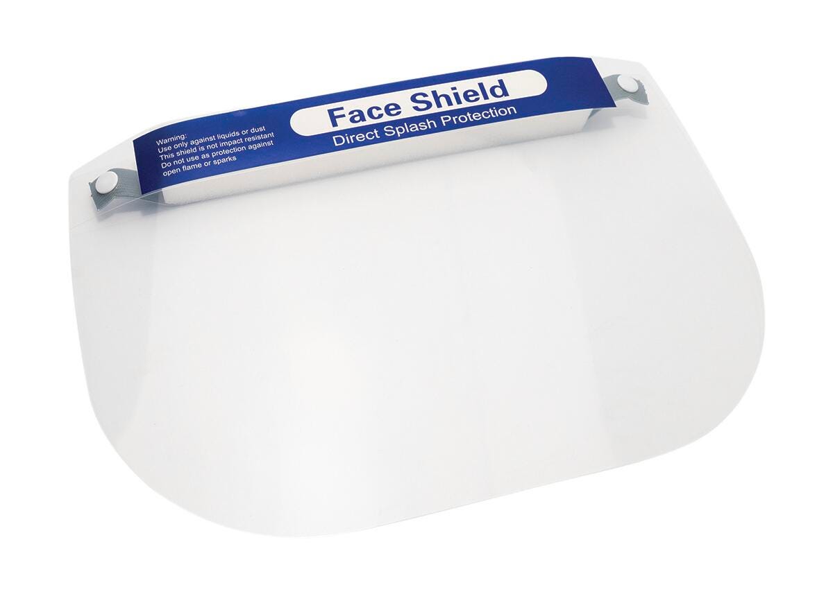 FACE SHIELD SIMPLE PK/15