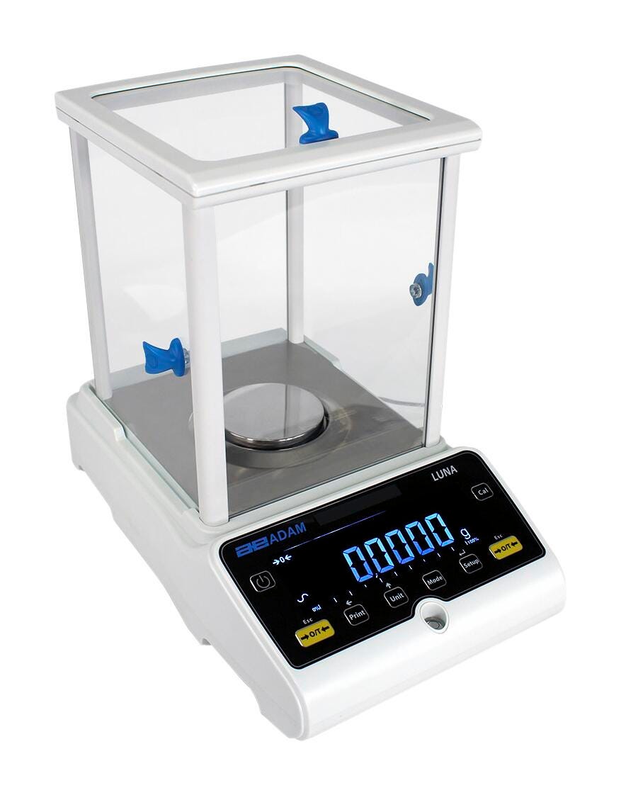 ADAM EQUIPMENT LUNA ANALYTICAL BALANCES - LAB 124I