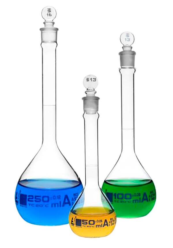 FLASK SET 50 100 250 ML CLASS A