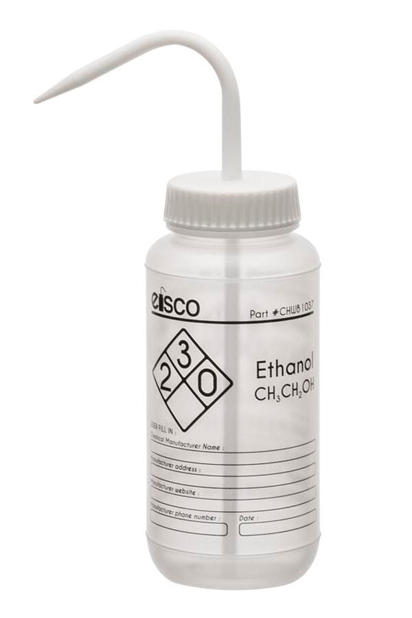WASH BOTTLE ETHANOL 500ML 1 COLOR