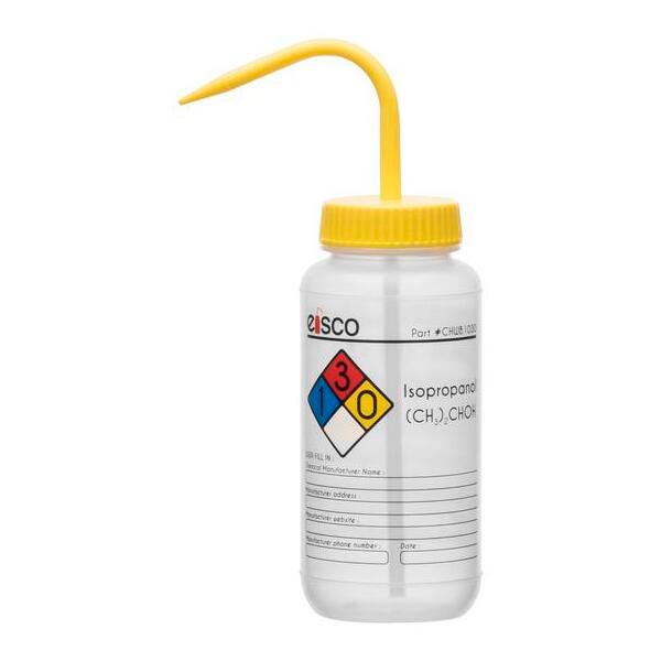 WASH BOTTLE ISOPROPANOL 500ML 4 COLOR