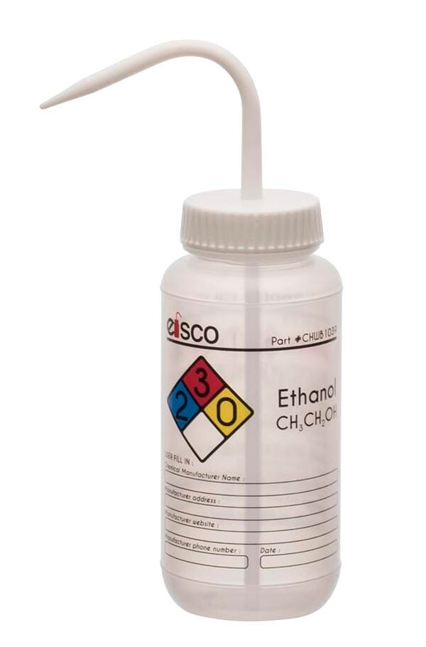 WASH BOTTLE ETHANOL 500ML 4 COLOR