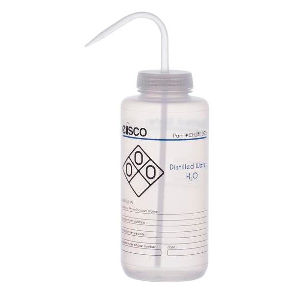 WASH BOTTLE DISTILLED WATER 1000ML 2 COLOR