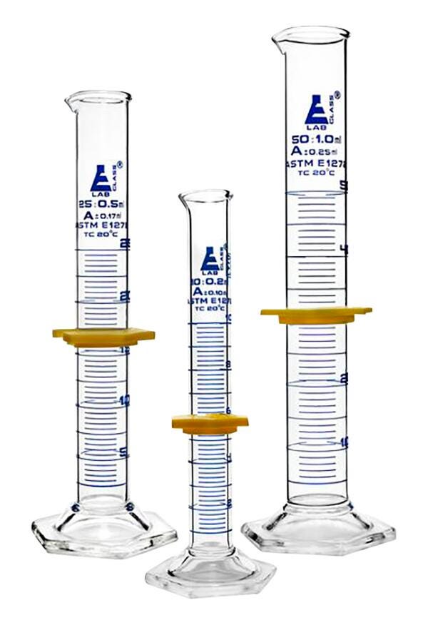 CYL SET HEX BASE 10 25 50 ML CLASS A