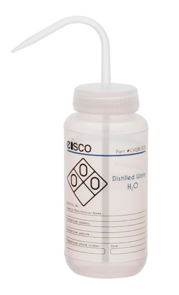 WASH BOTTLE DISTILLED WATER 500ML 2 COLOR