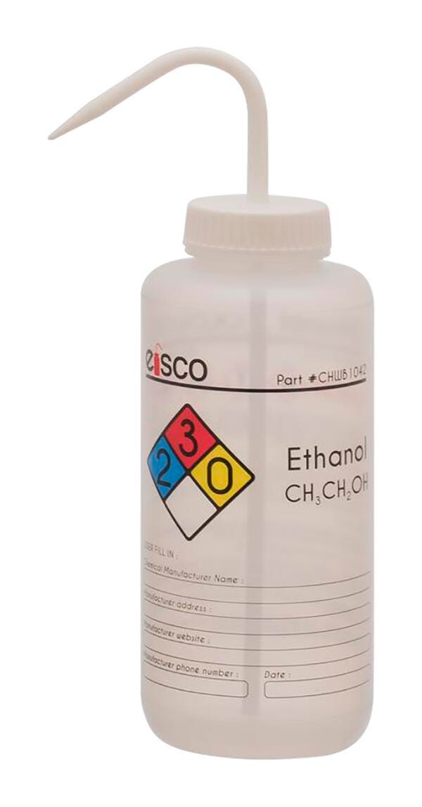 WASH BOTTLE ETHANOL 1000ML 4 COLOR