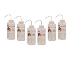 WASH BOTTLE ETHANOL 1000ML 4 COLOR PK6