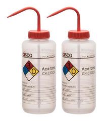 WASH BOTTLE ACETONE 1000ML 4 COLOR PK2