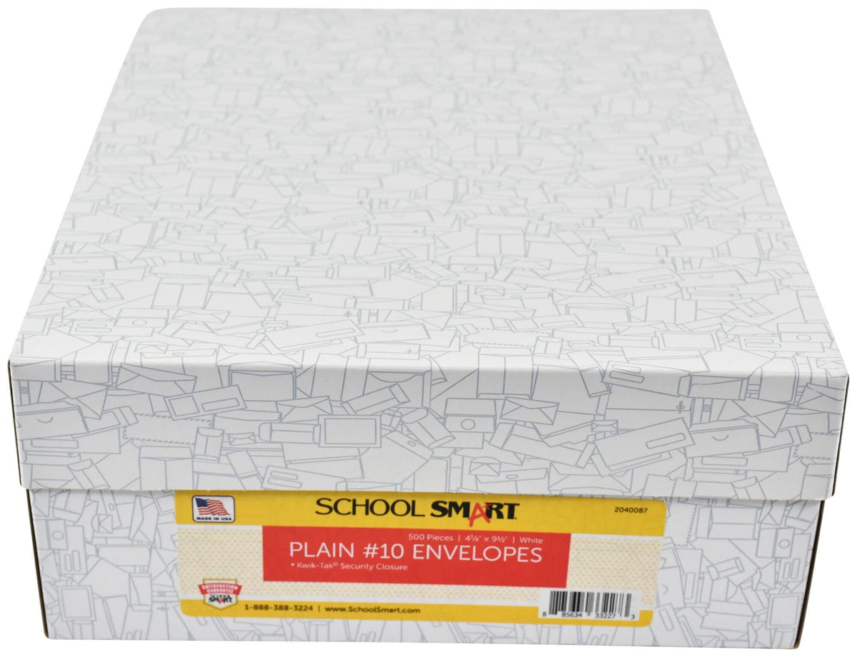 ENVELOPE NO 10 KWIK TAK SECURITY SCHOOL SMART BX OF 500