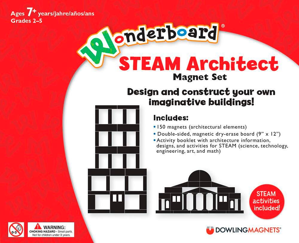 WONDERBOARD STEAM ARCHITECT MAGNET SET