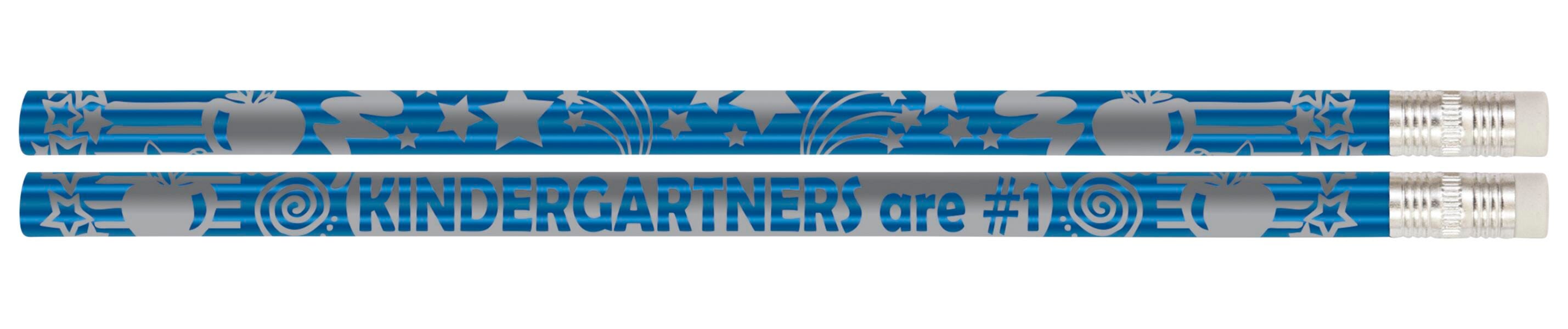 PENCILS AWARD KINDERGARTNERS ARE #1 PACK OF 12