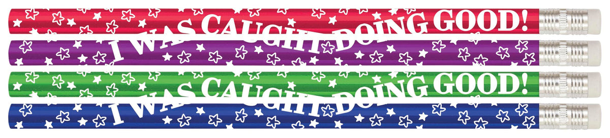 PENCILS AWARD I WAS CAUGHT DOING GOOD PACK OF 12