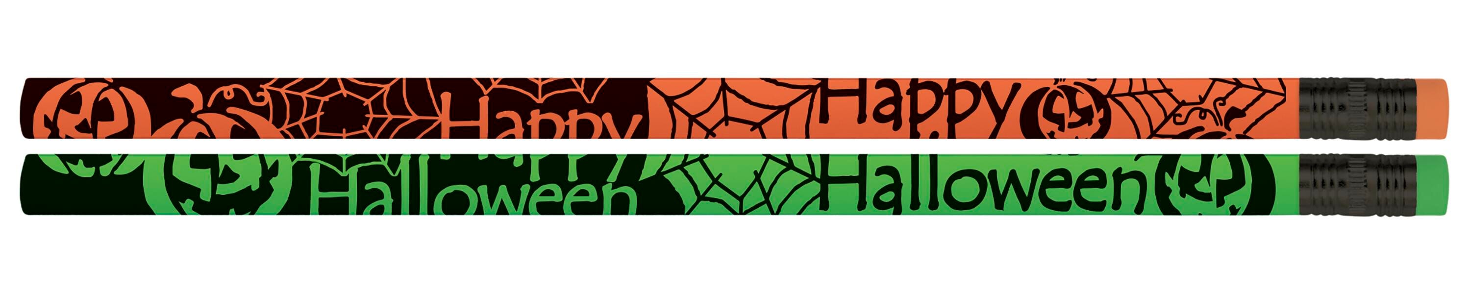 PENCIL AWARD HAPPY HALLOWEEN FUN PACK OF 12