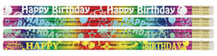 PENCILS AWARD HAPPY BIRTHDAY ASST PACK OF 12