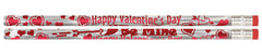 PENCIL AWARD HAPPY VALENTINES DAY PACK OF 12