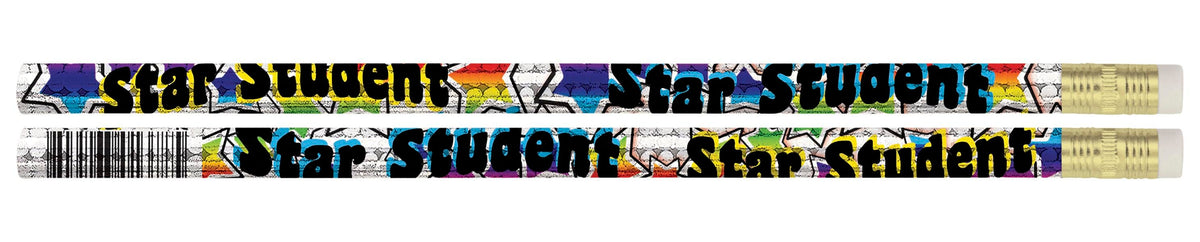 PENCILS AWARD STAR STUDENT PIZAZZ PACK OF 12