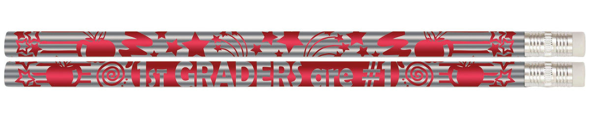 PENCILS AWARD 1ST GRADERS ARE #1 PACK OF 12