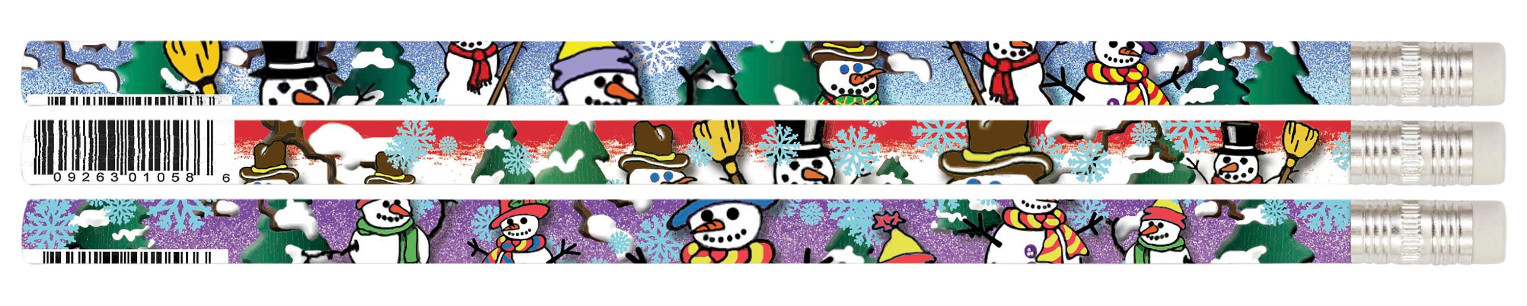 PENCIL AWARD SNOWBUDDIES PACK OF 12