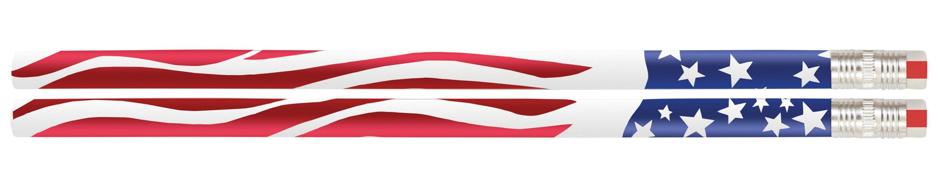 PENCIL AWARD OLE GLORY PACK OF 12