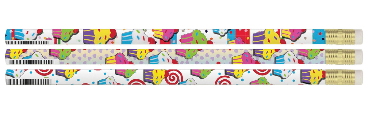 PENCILS AWARD CUPCAKE CRAZE PACK OF 12