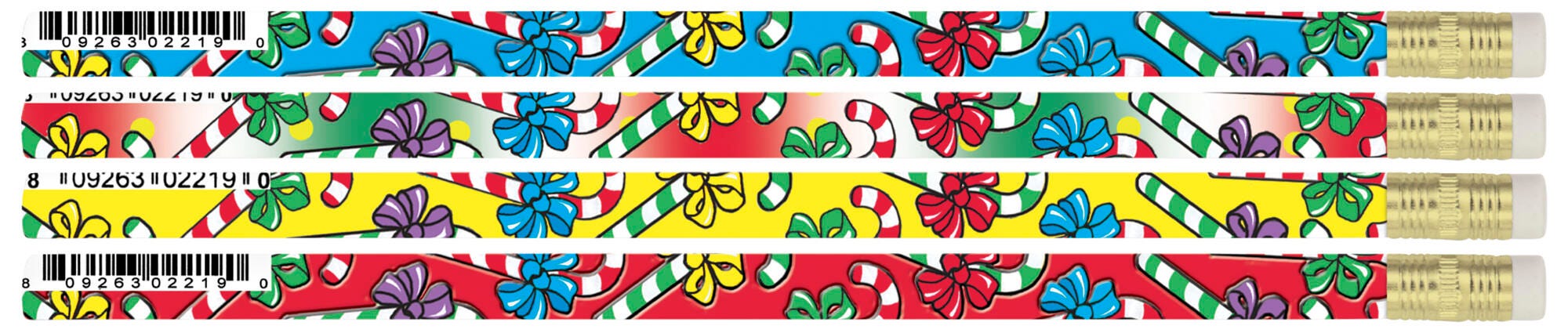 PENCIL AWARD CANDY CANE TREATS PACK OF 12