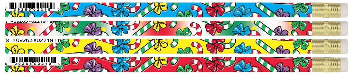 PENCIL AWARD CANDY CANE TREATS PACK OF 12