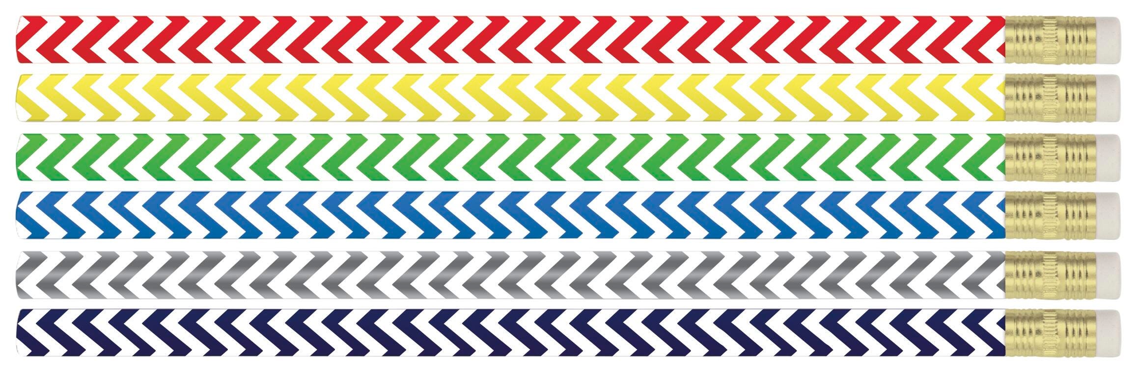 PENCIL AWARD CHEVRON CHIC PACK OF 12