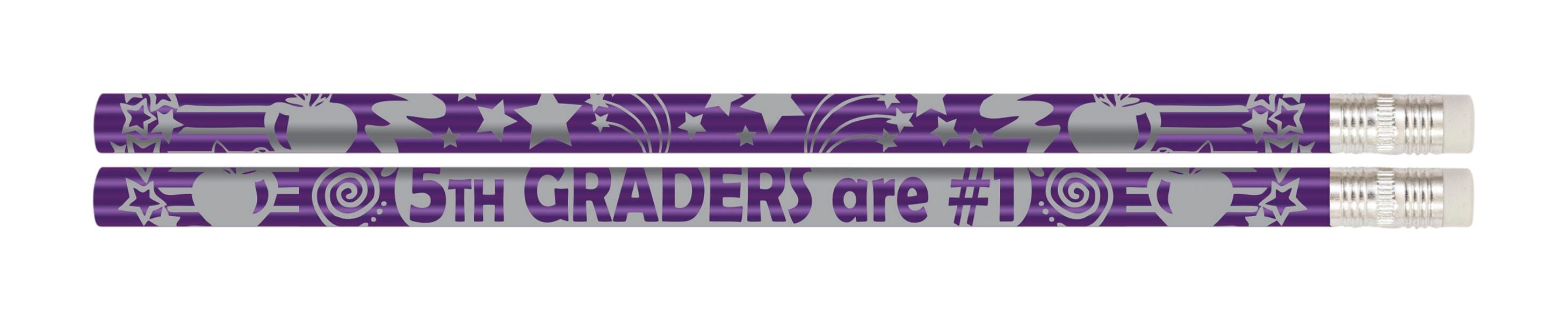 PENCILS AWARD 5TH GRADERS ARE #1 PACK OF 12
