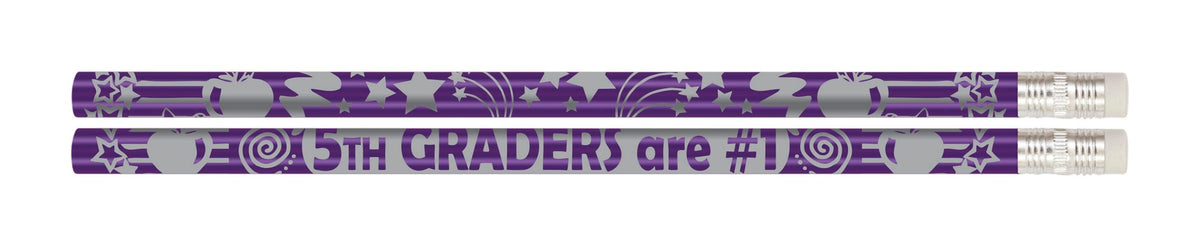 PENCILS AWARD 5TH GRADERS ARE #1 PACK OF 12