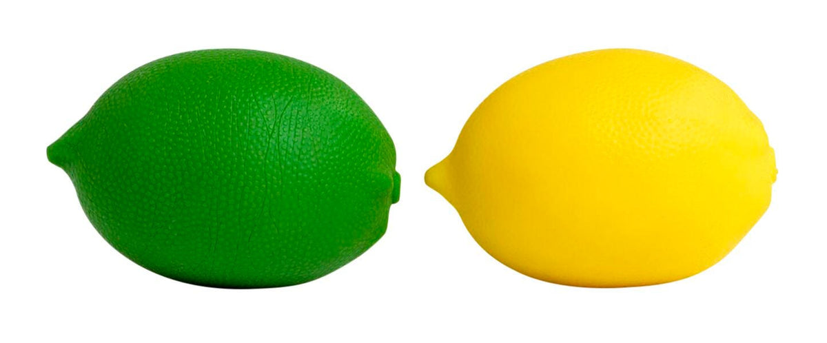 ECOWISE FRUIT SQUISH BALL LEMONS- 2PK