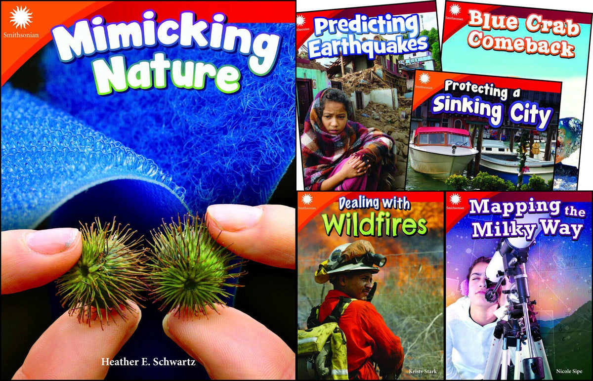 BOOKS SMITHSONIAN THE NATURAL WORLD GR 2-3 SET OF 6