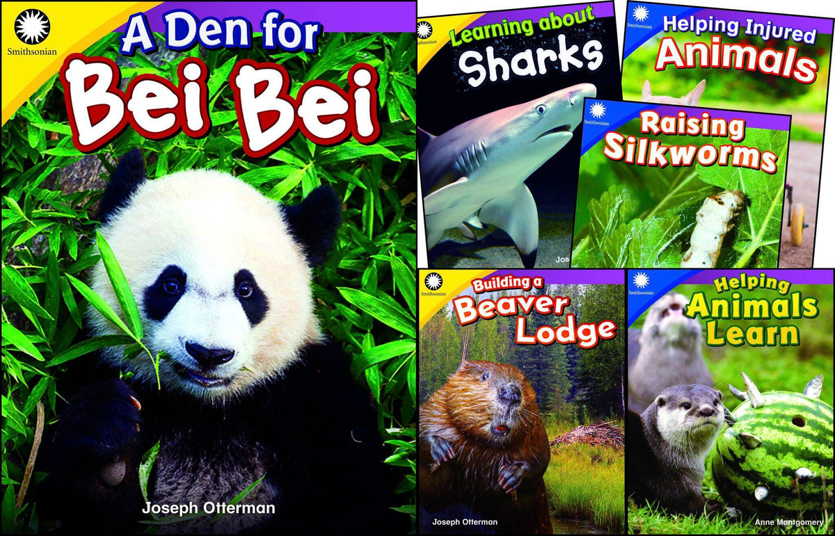 BOOKS SMITHSONIAN ANIMALS GR K-1 SET OF 6